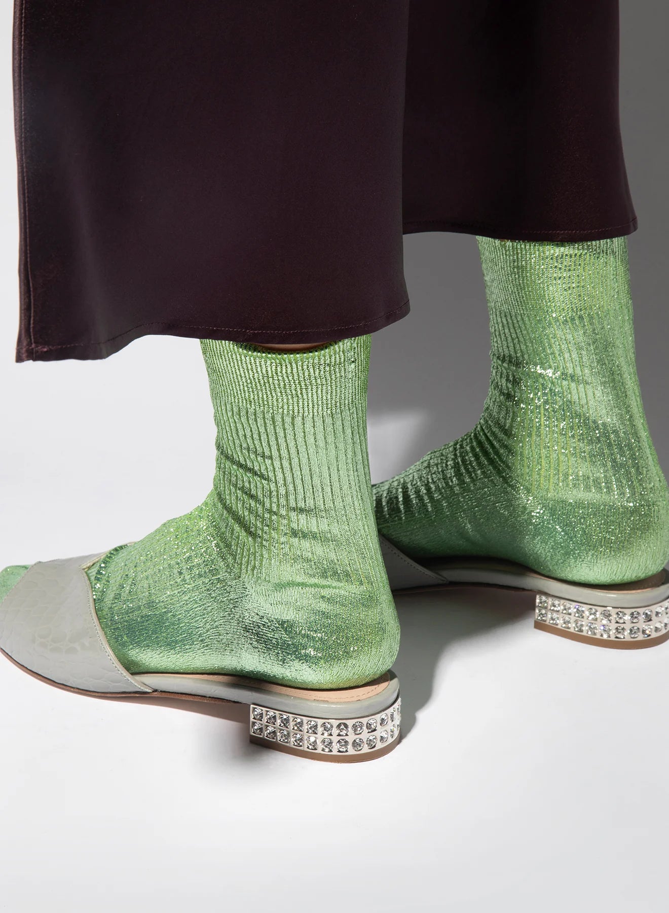 socks - laminated silk