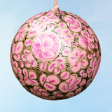 ornament - floral baubles (assorted colours)