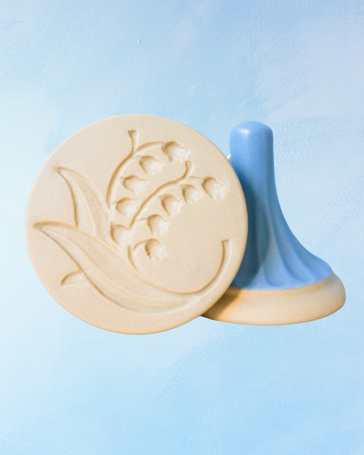 cookie stamp - lily of the valley