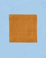 linen coaster - natural