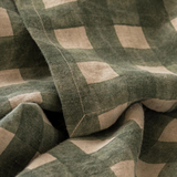tablecloth - linen olea green
