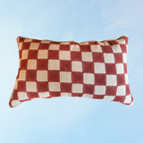 pillow - linen chequers