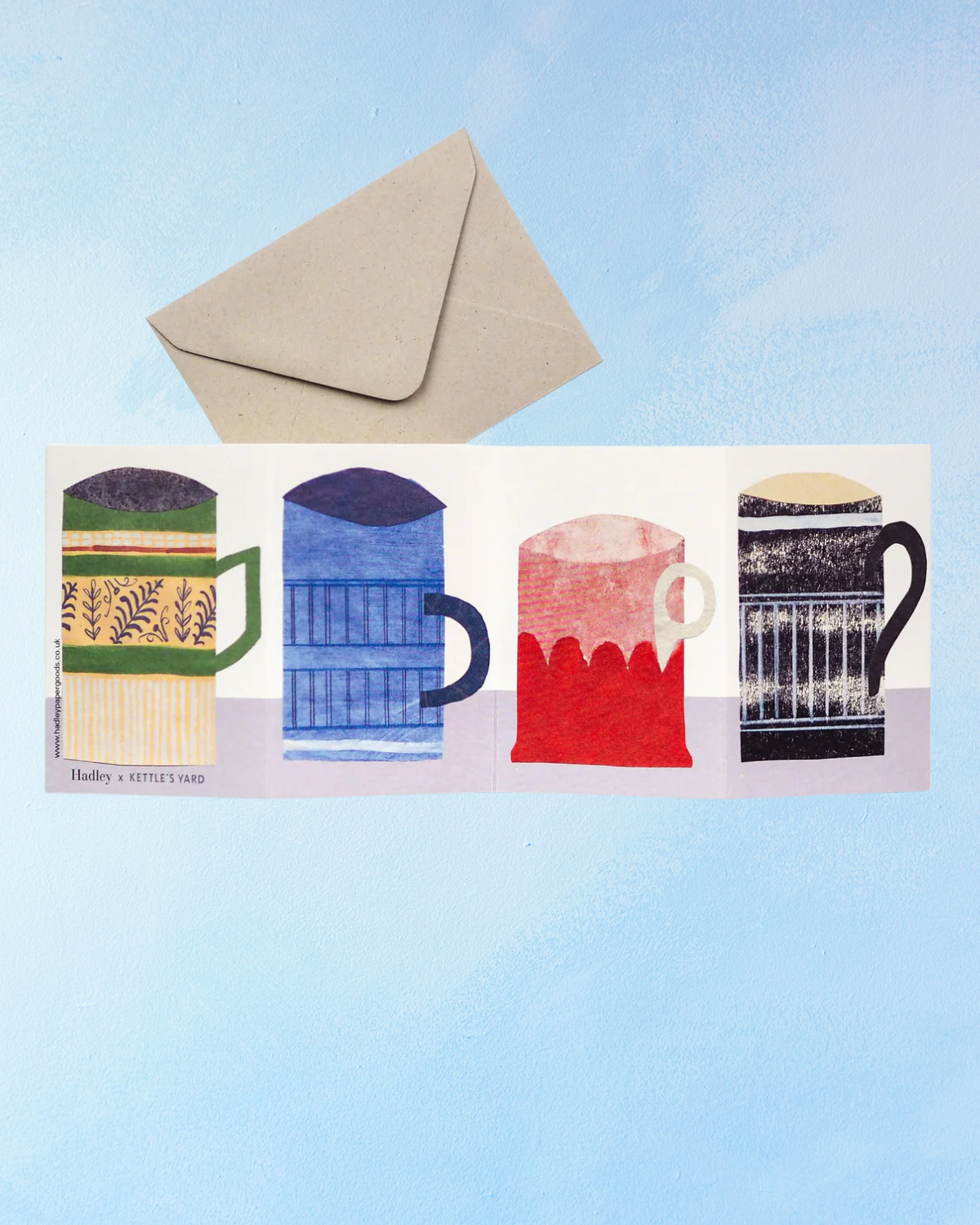greeting card - little mugs concertina