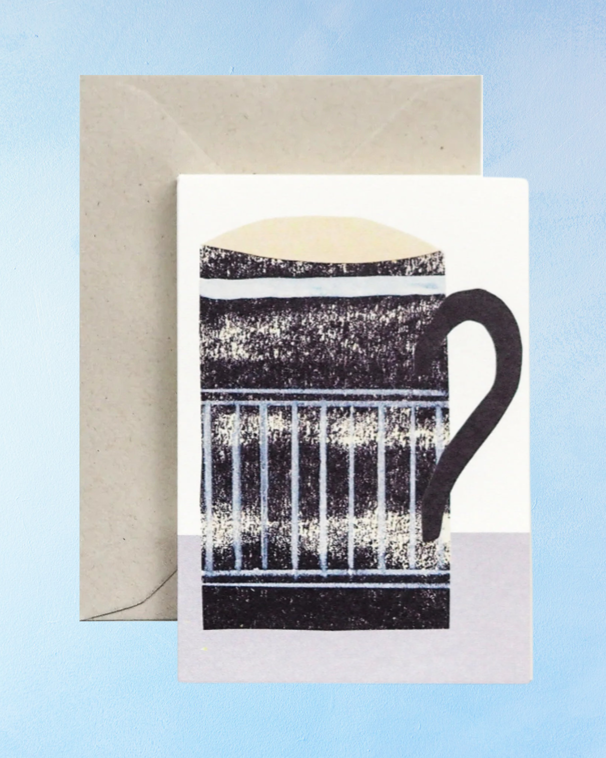 greeting card - little mugs concertina