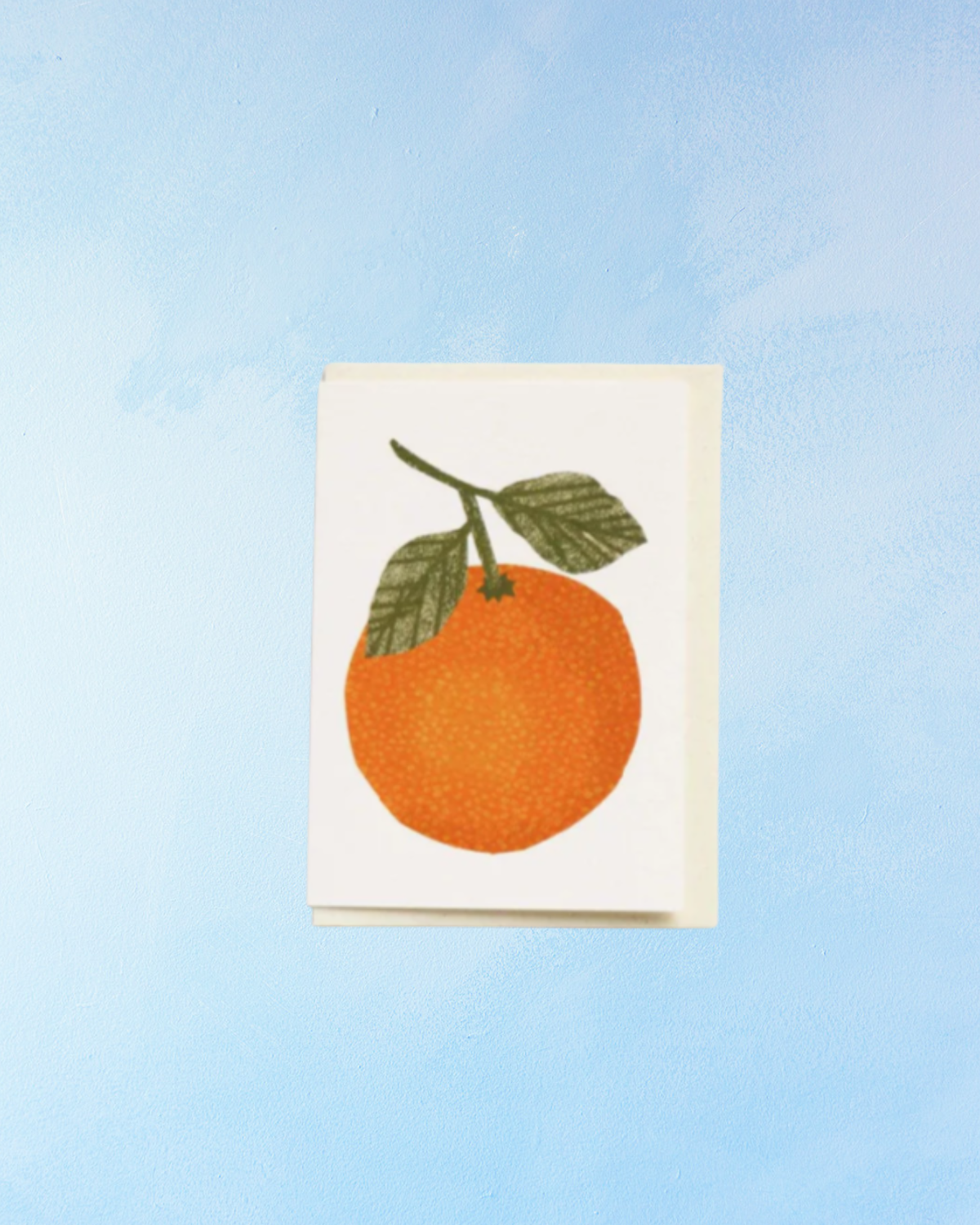 greeting card - little orange