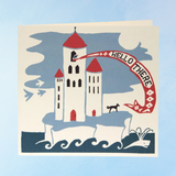 greeting card - lonely tower
