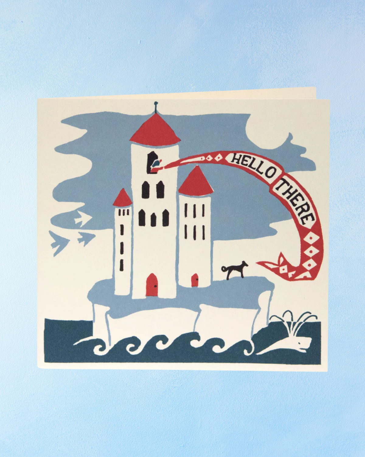 greeting card - lonely tower