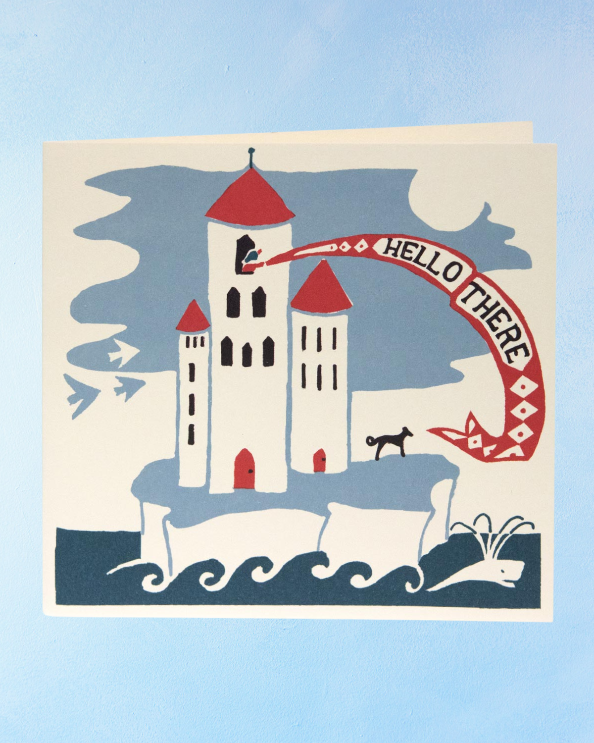 greeting card - lonely tower