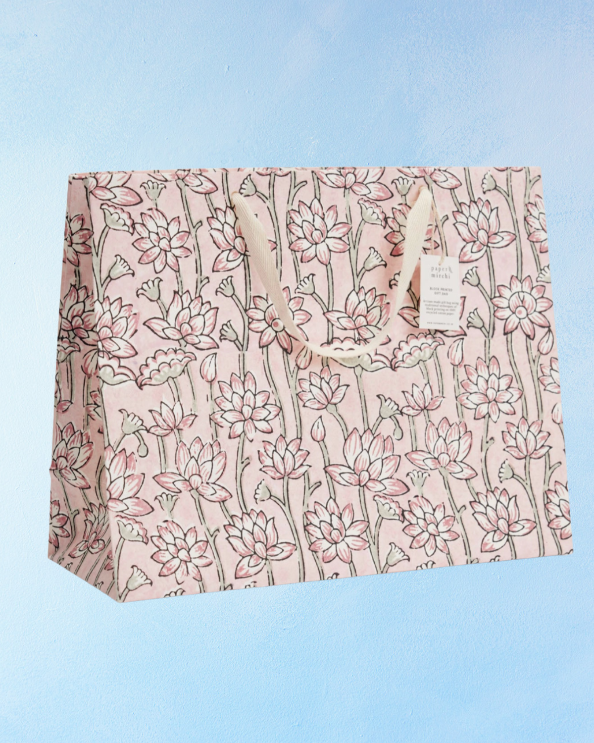 large gift bag - pink earth (multiple styles)