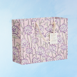 Sac cadeau moyen - lavande (plusieurs styles)