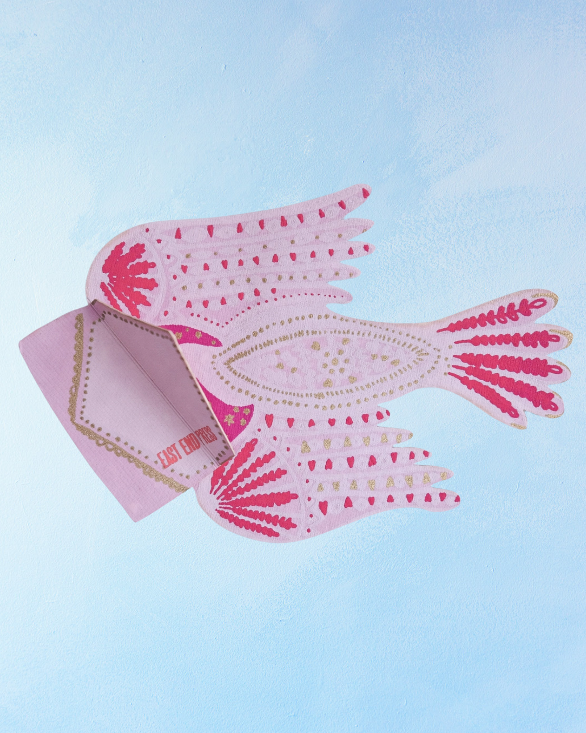 greeting card - love letter bird