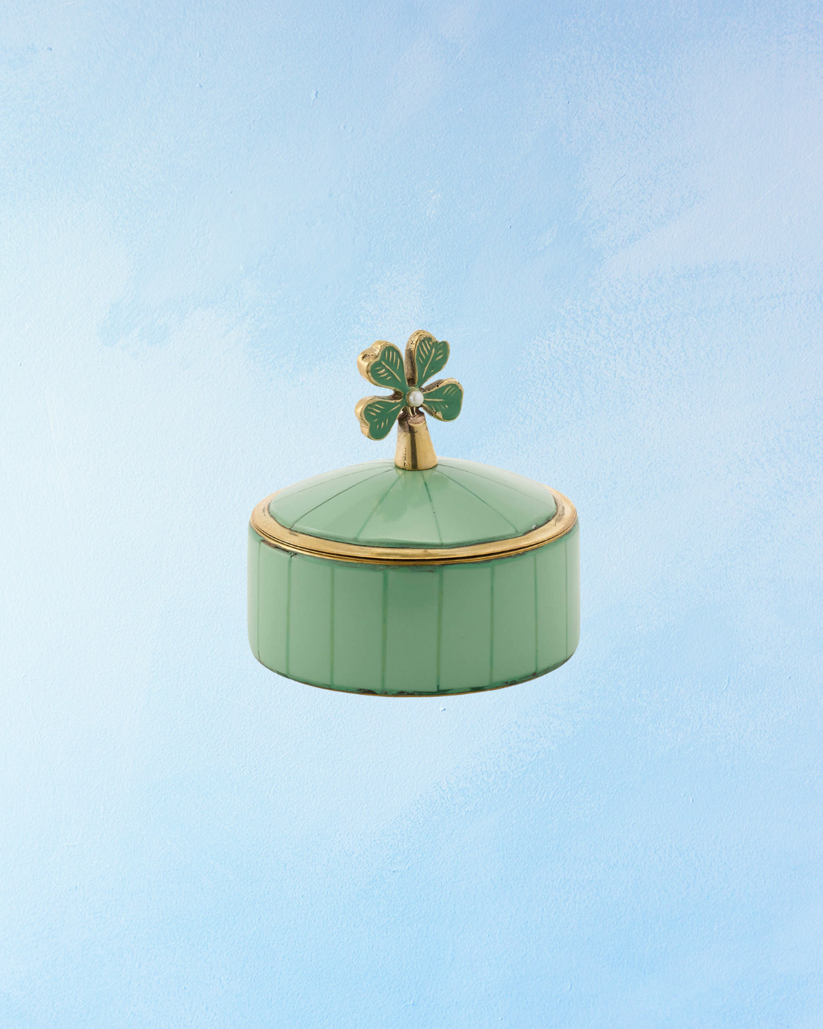 trinket dish - lucky clover circus box