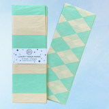 tissue paper - mint & butter