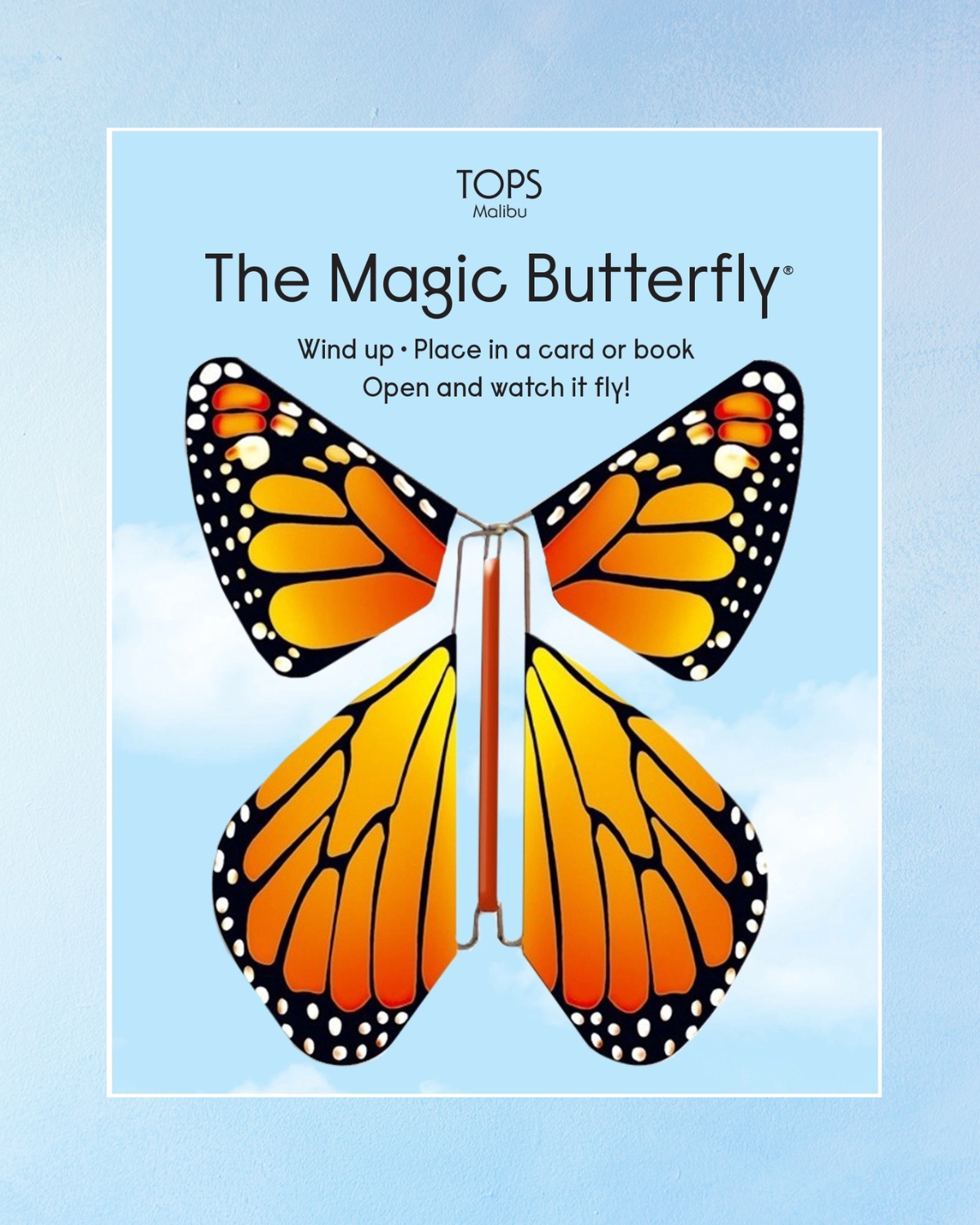 card surprise - magic butterfly