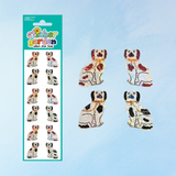 sticker sheet - staffordshire dogs