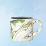 ceramic - marbled ocean mug
