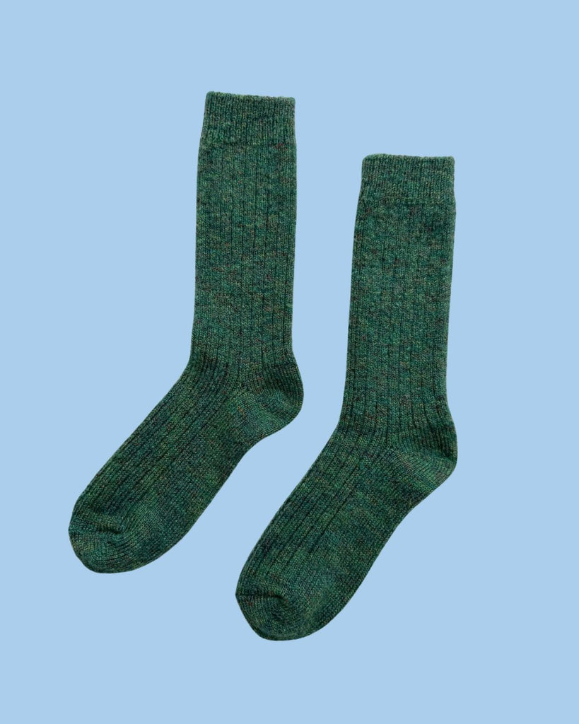 socks - margot - emerald