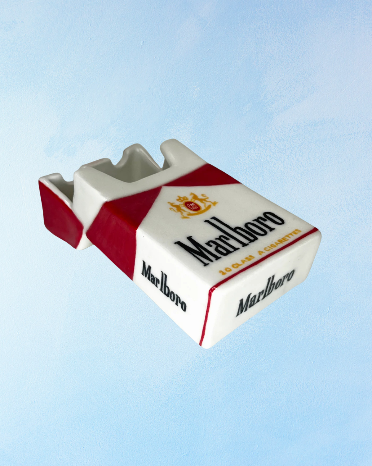 ashtray - marlboro cigarette pack