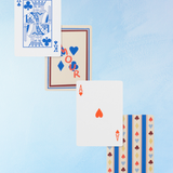 jeu : cartes à jouer – carreaux et rayures (ensemble de deux)