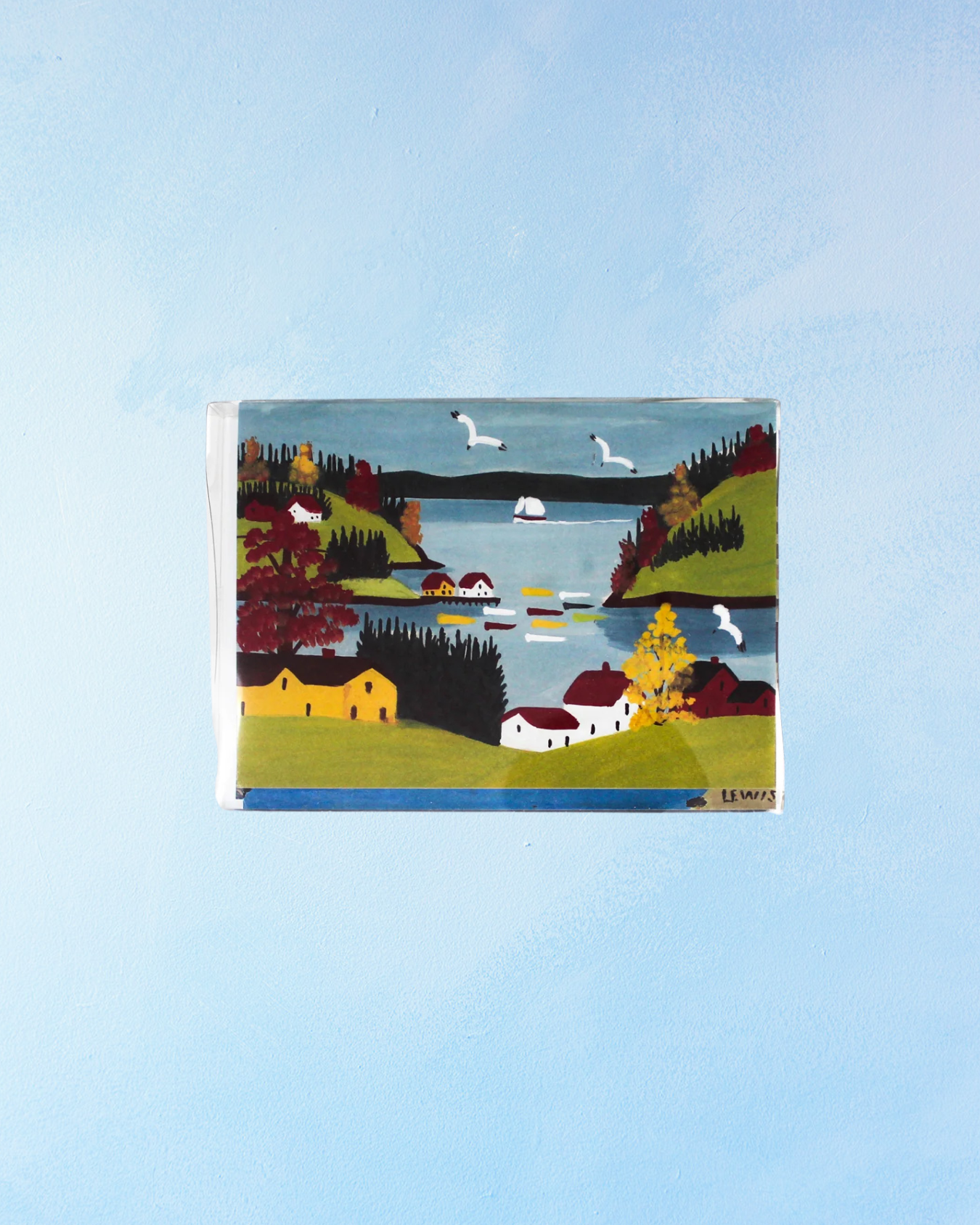greeting card  - maud lewis nautical (10 pack)