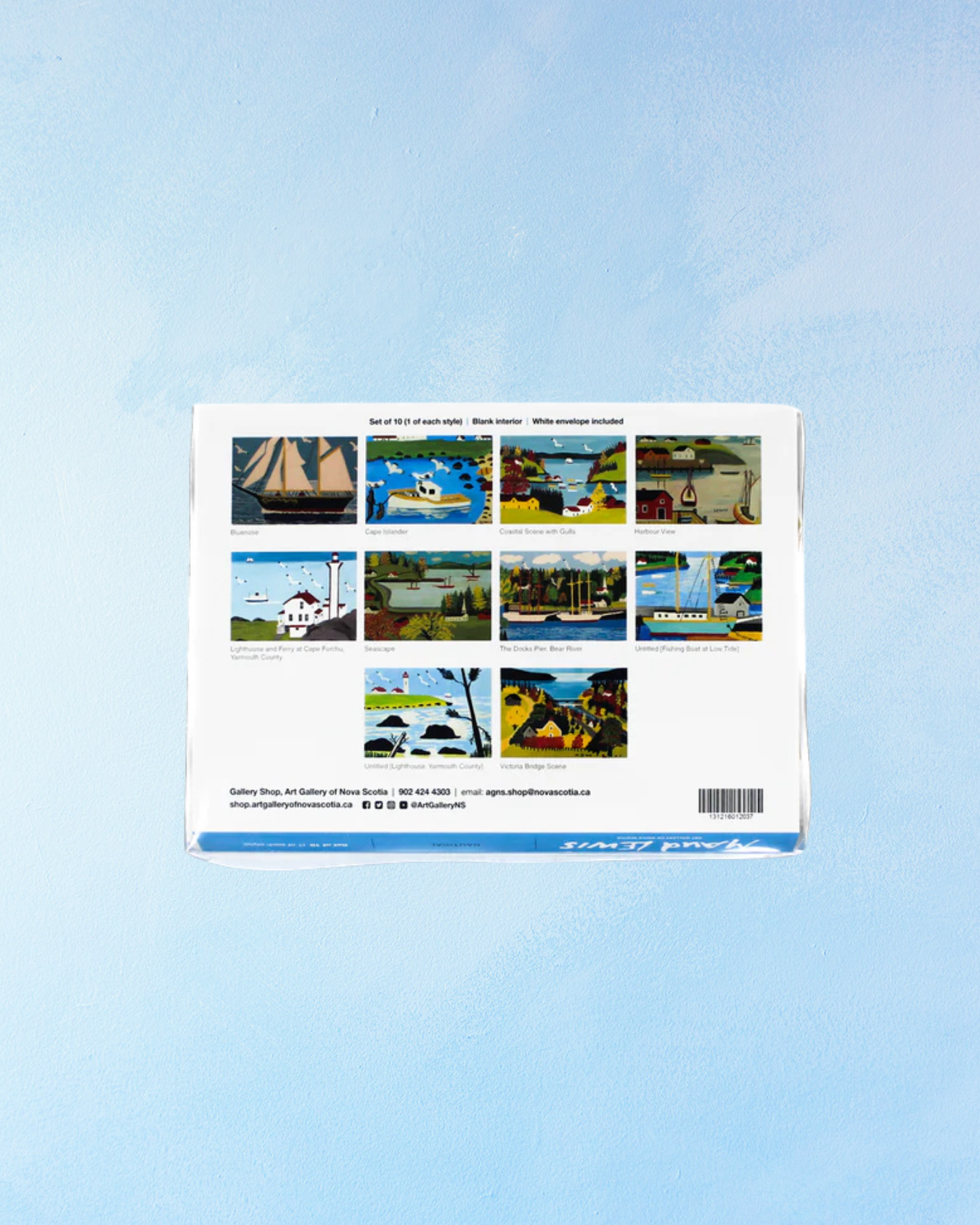 greeting card  - maud lewis nautical (10 pack)