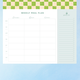 meal planner - colourful check
