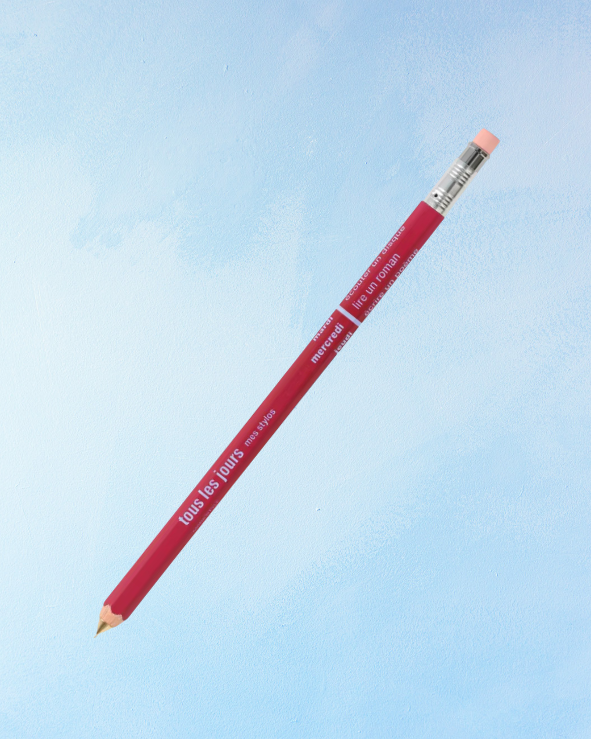 pencil - wine red