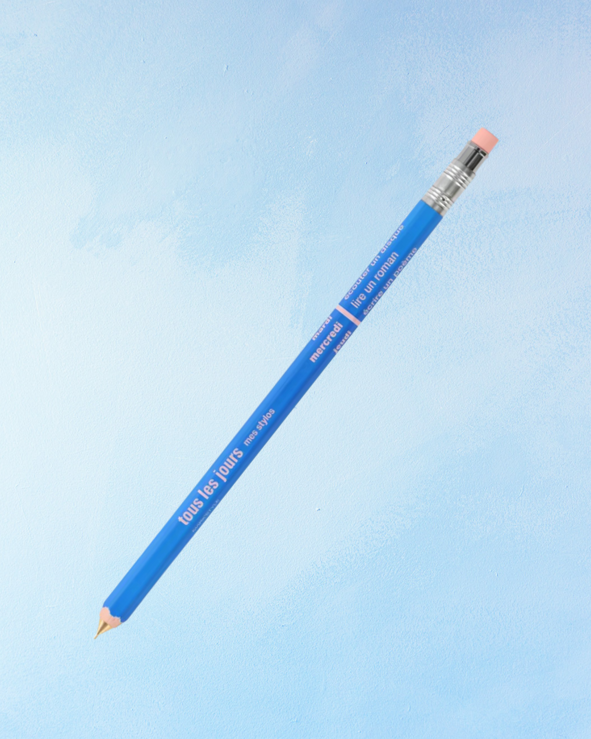 pencil - ocean blue