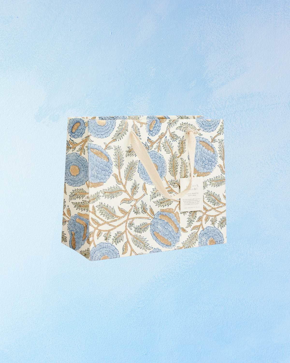 medium gift bag - blue stone (multiple styles)