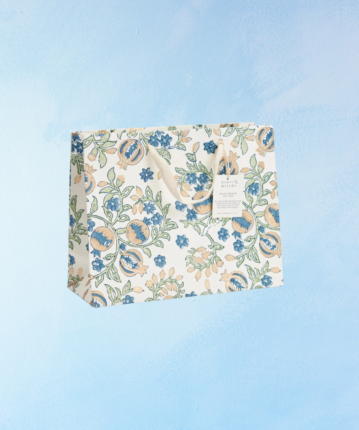 sac-cadeau moyen - indigo (modèles variés)