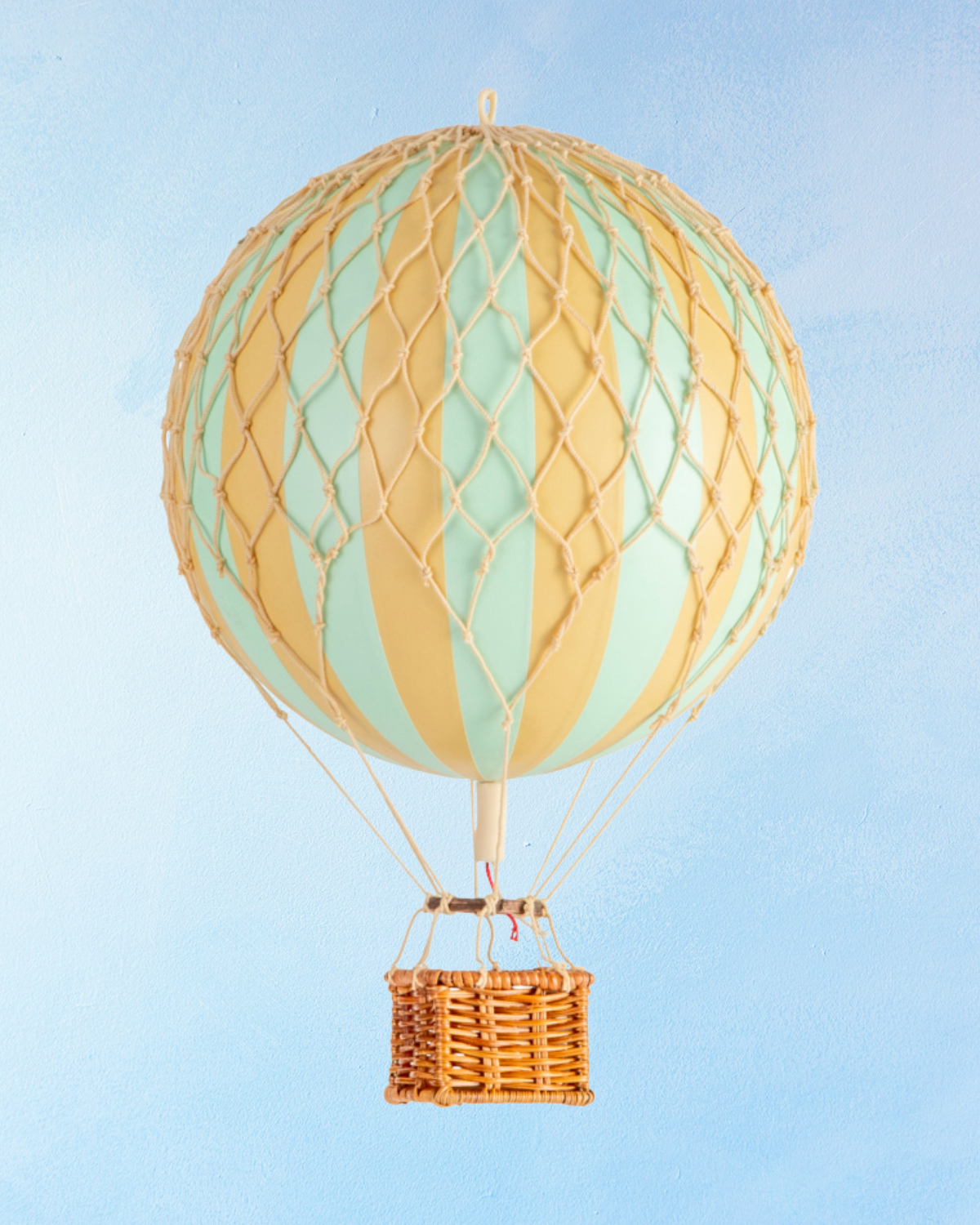 hot air balloon decoration - medium - mint