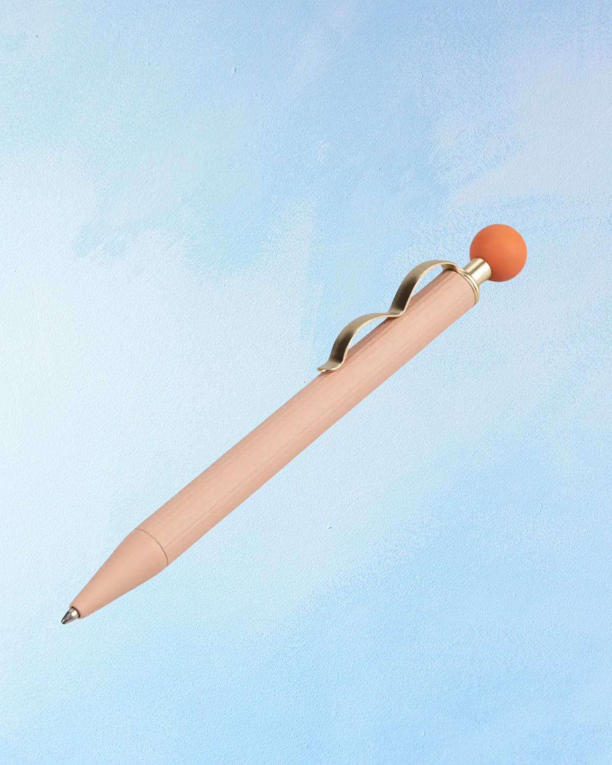 ballpoint pen - curve pink