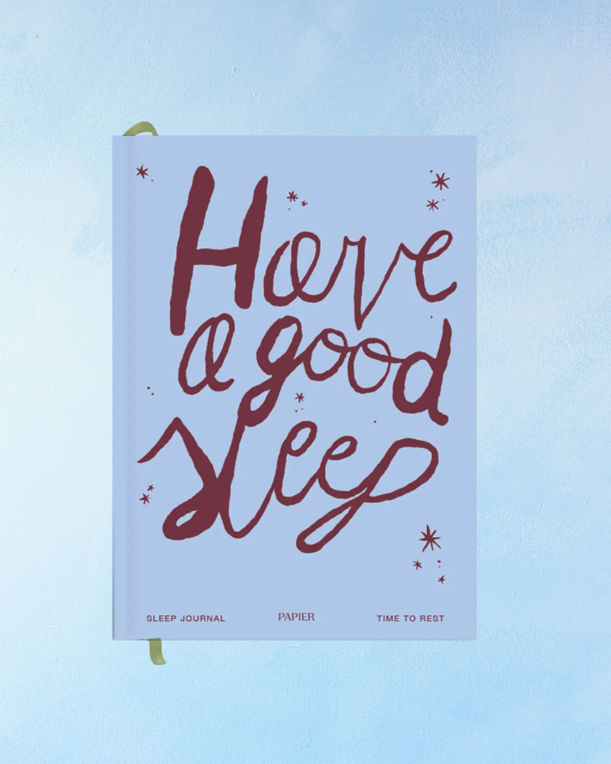 notebook - sleep journal