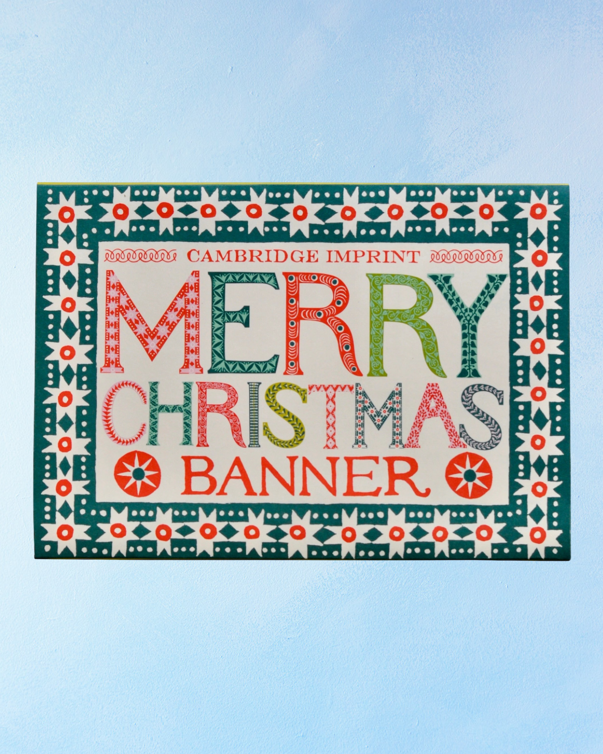 garland - merry christmas banner