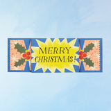 carte de vœux - papillote de Noël