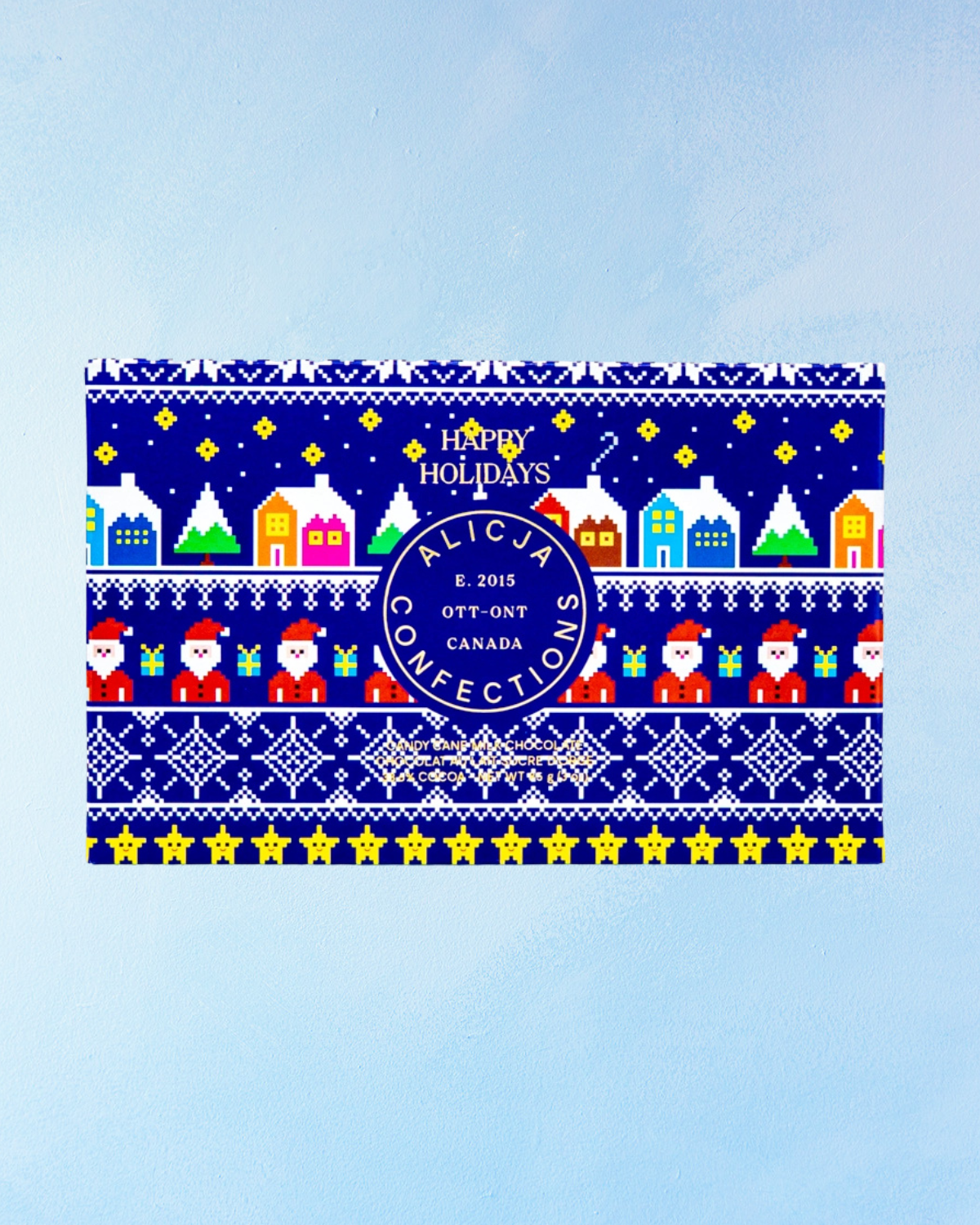 chocolate - happy holidays peppermint milk chocolate