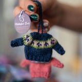 ornament - mini sweater (assorted styles)