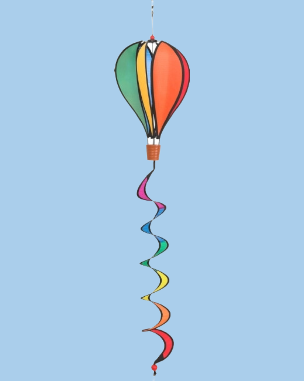 mini rainbow hot air balloon decor