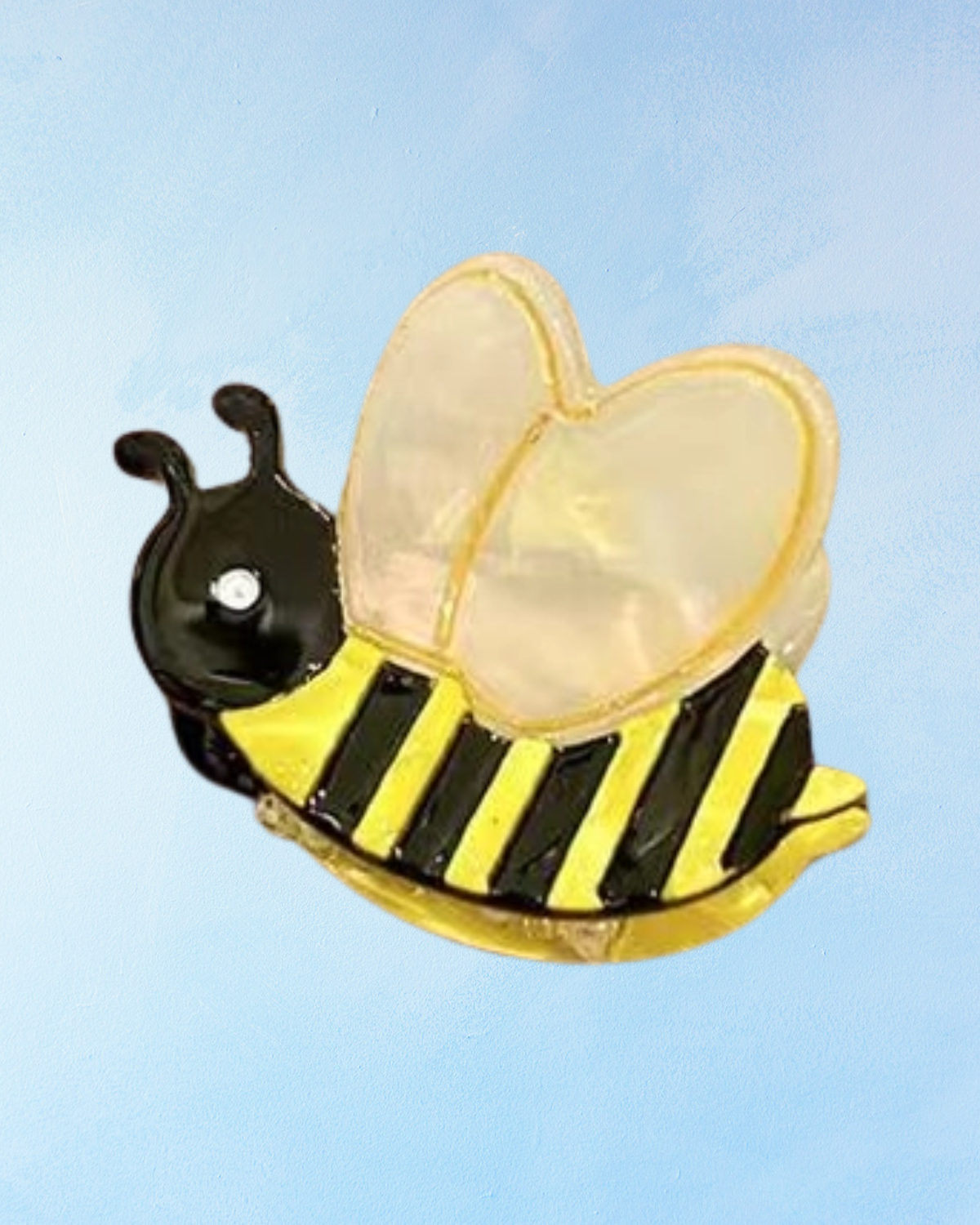 mini hair clip - bee