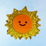mini hair clip - sun