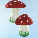 mini glitter mushroom cachette