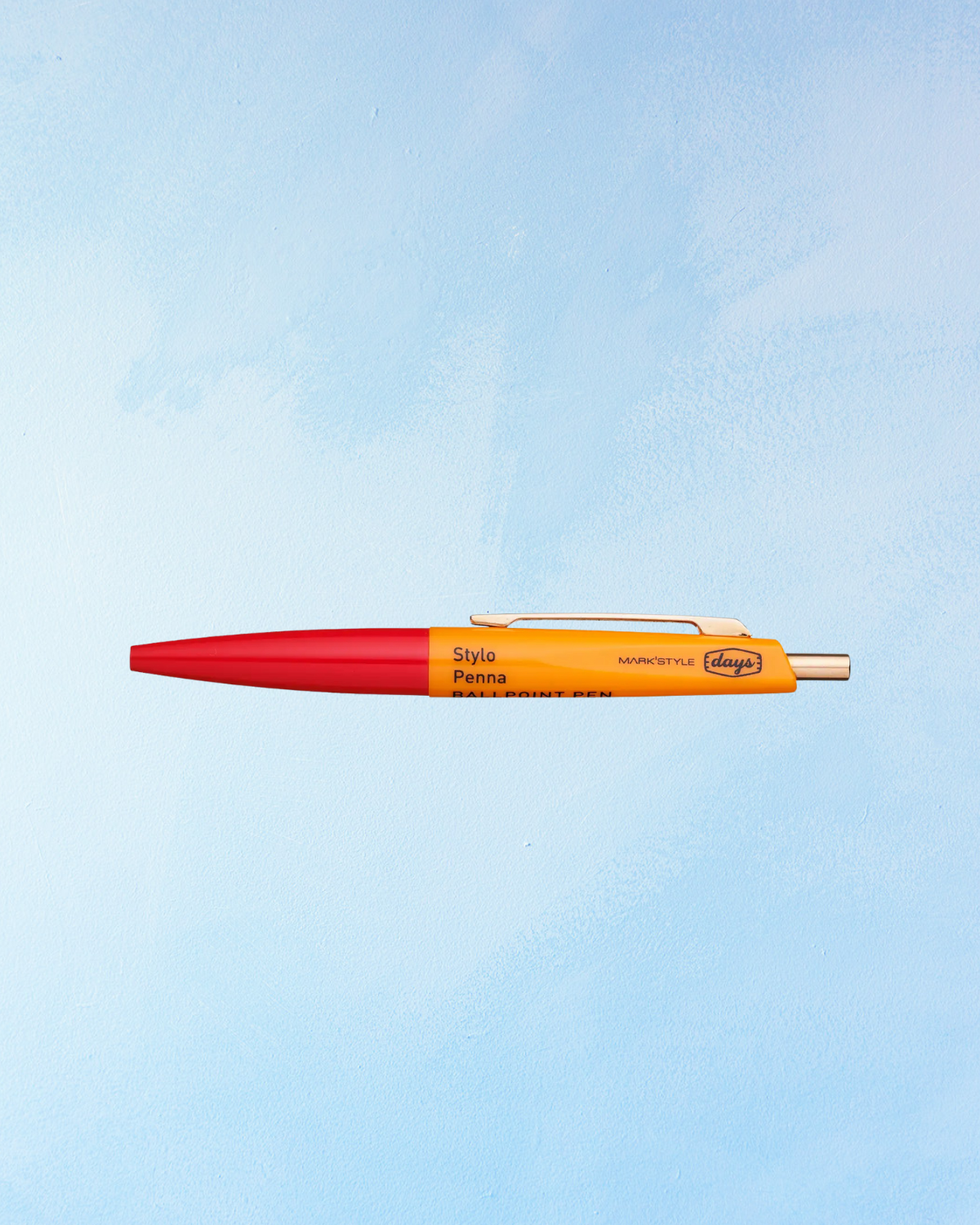 mini ballpoint pen - red/orange