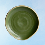 stoneware - spoon rest: moss