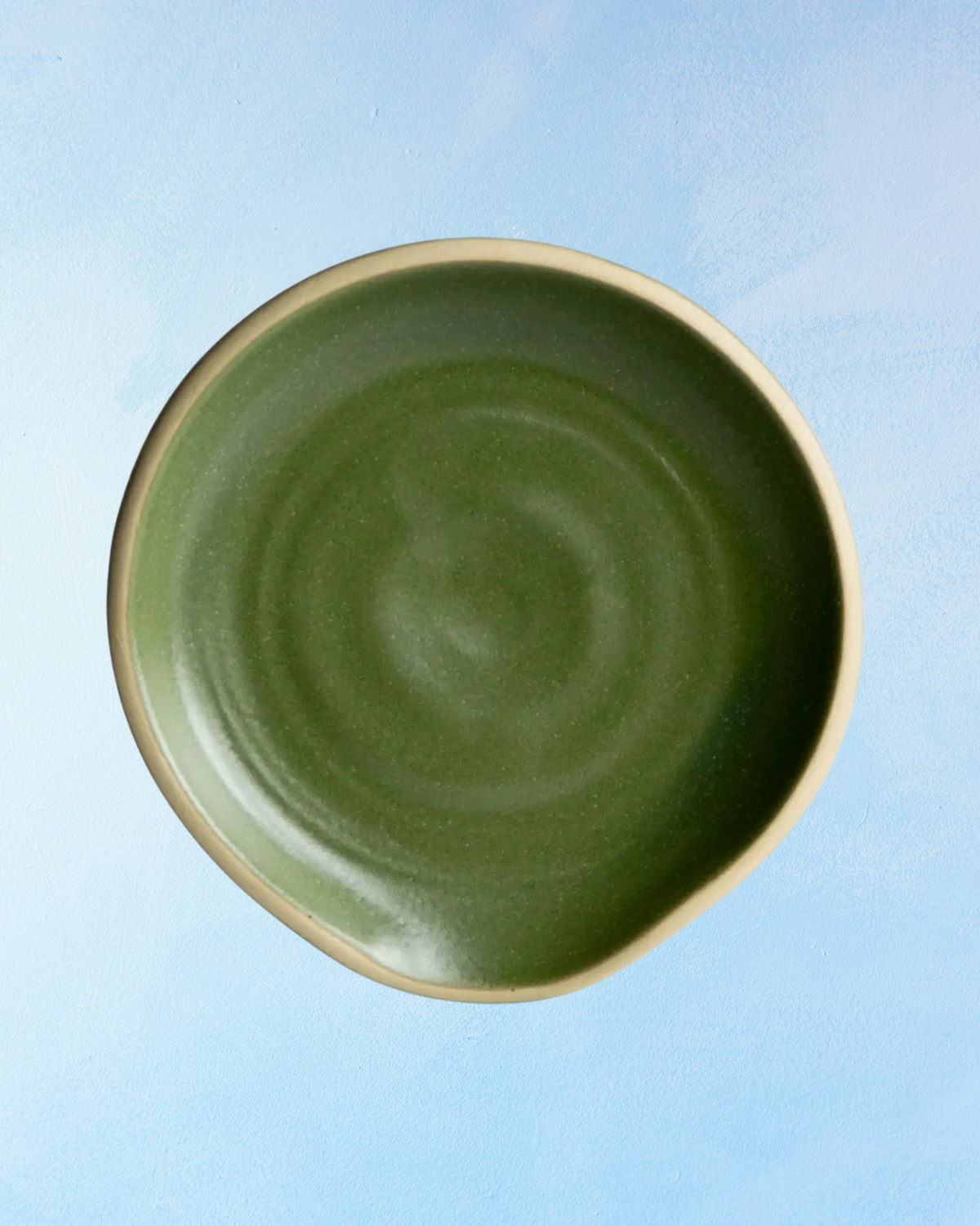 stoneware spoon rest - moss