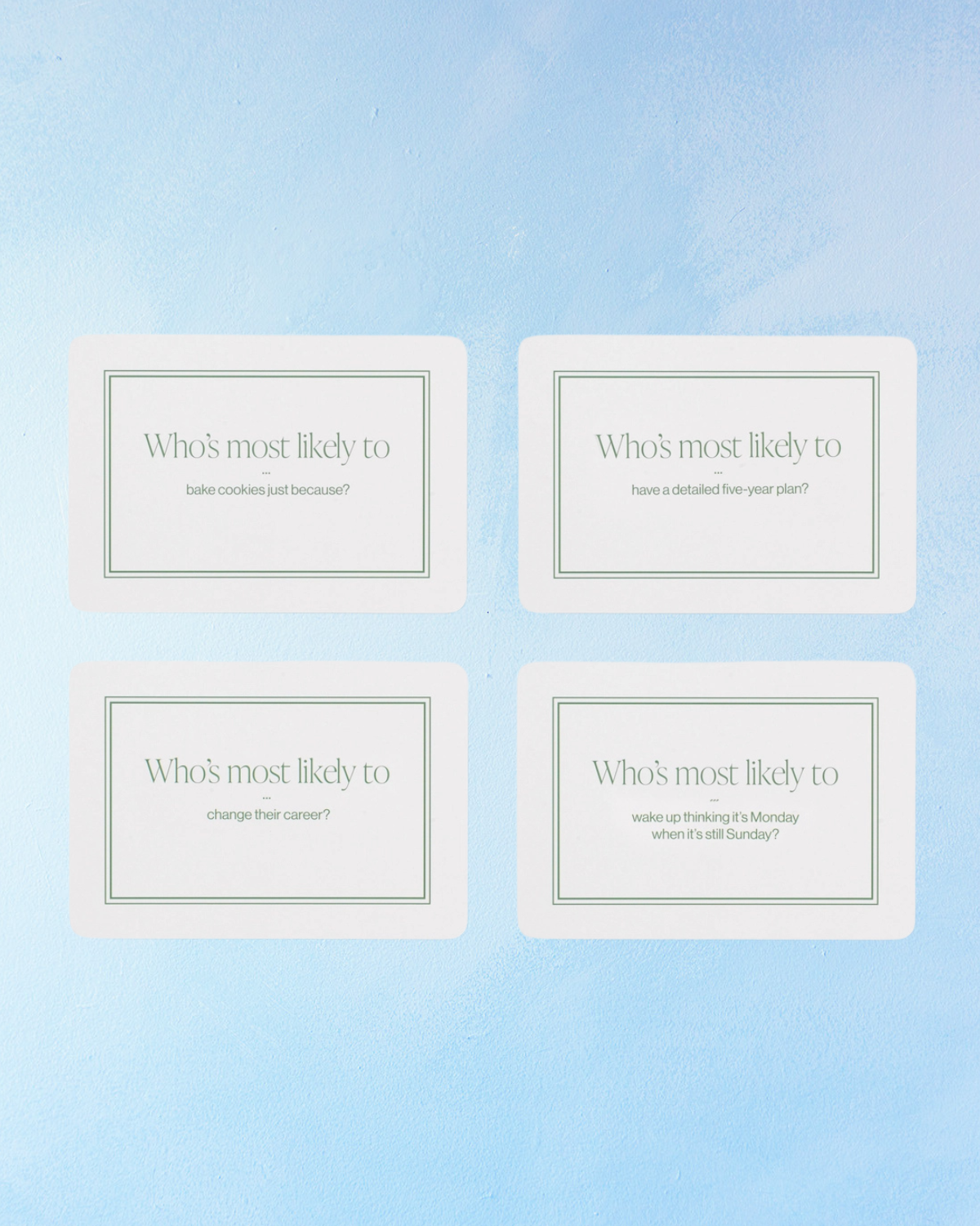 game - most likely (a dinner party game)