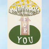 greeting card - stand-up mushroom