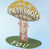 greeting card - stand-up mushroom
