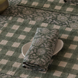 napkins - linen rio: green (set of two)