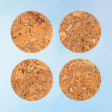 coasters - natural cork (set of 4)