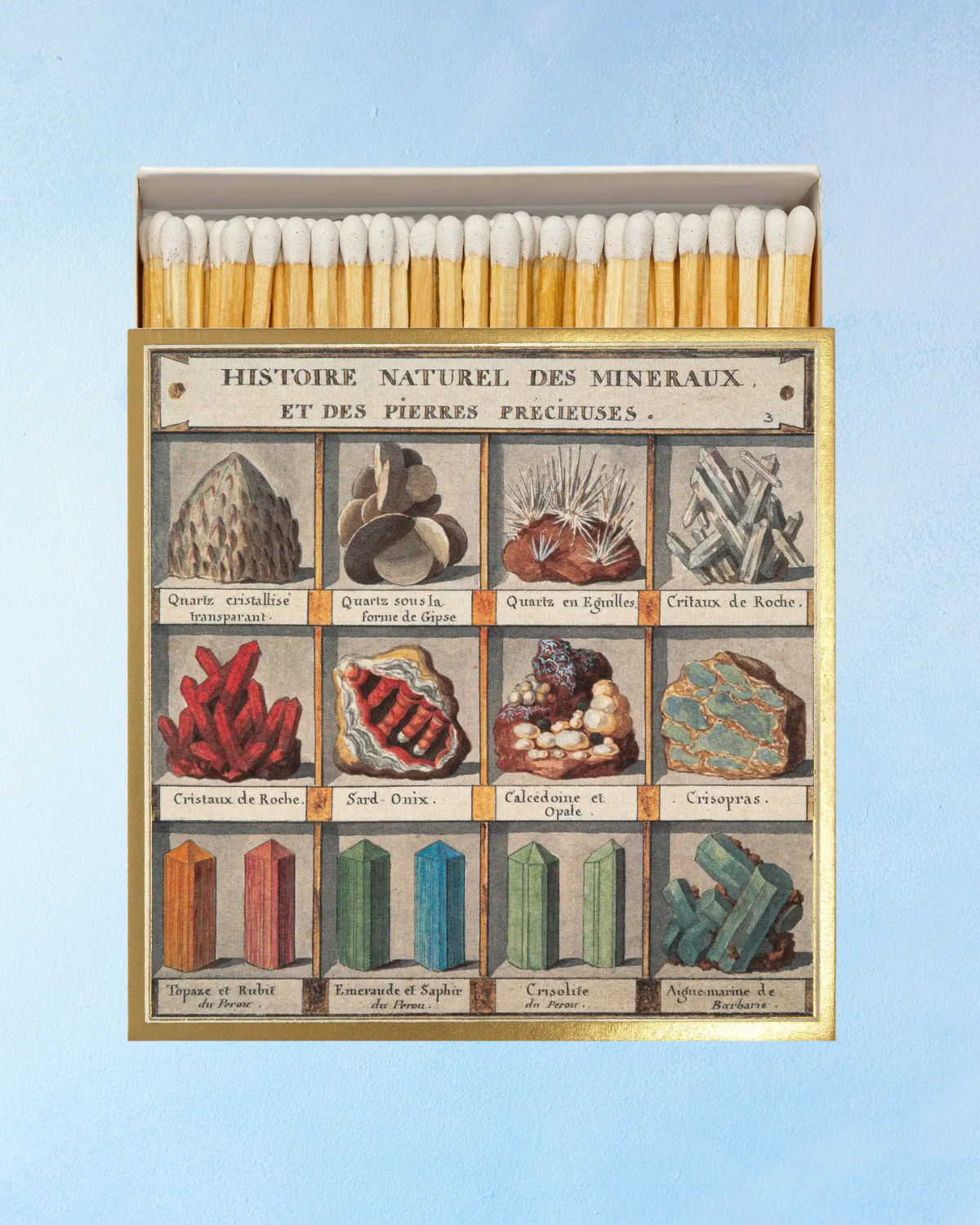 fancy matches - natural history museum minerals